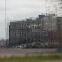 Bij de NDSM werf Amsterdam
