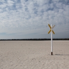 Badstrand Düne - Pas op voor overkomende vliegtuigen