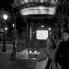 Metropolitain Montmarte - Parijs bij nacht