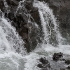 Hraunfossar waterval detail