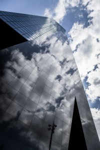 Wolkenkrabber in Rotterdam Centrum