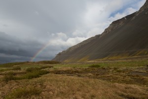 Regenboog op IJsland