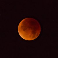 maansverduistering rode maan